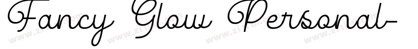 Fancy Glow Personal字体转换